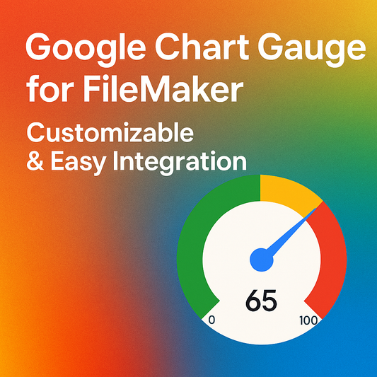 Google Chart Gauge for FileMaker – Customizable Dashboard Meter