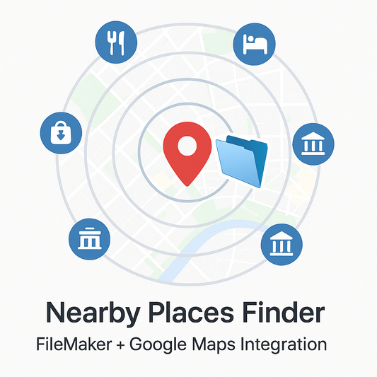 FileMaker & Google Maps Integration – Nearby Places Finder