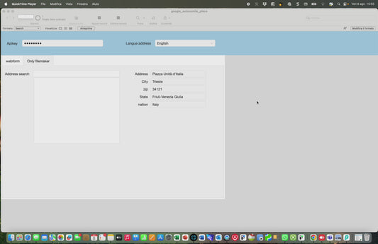 FileMaker Address Autocomplete & Parsing (Google Maps)