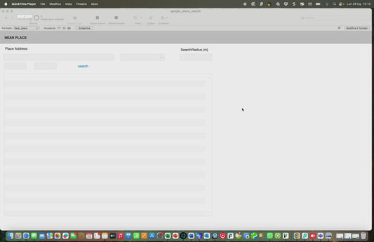 FileMaker & Google Maps Integration – Nearby Places Finder